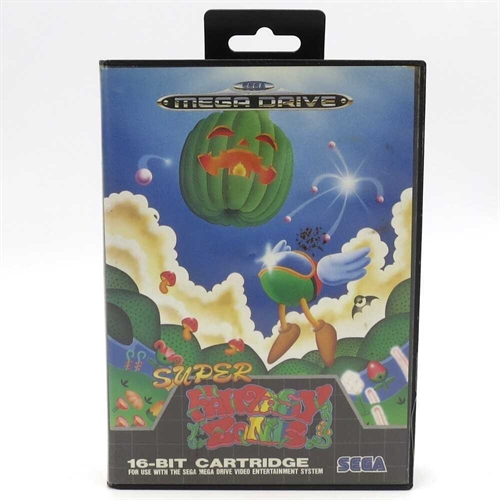 Super Fantasy Zone - Komplet I Æske - Sega Mega Drive Spil (B Grade) (Genbrug)
